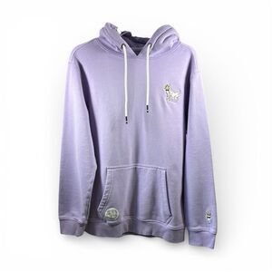 GOAT Pullover Hoodie with Pockets in Lavender Size M
